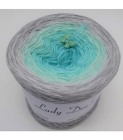 gefachte Wolle von Lady D "Morgenwind" 250g